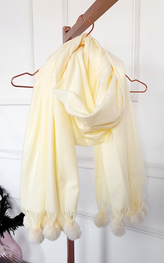 Jenna Pom Pom Detail Scarf Jenna Pom Pom Detail Scarf