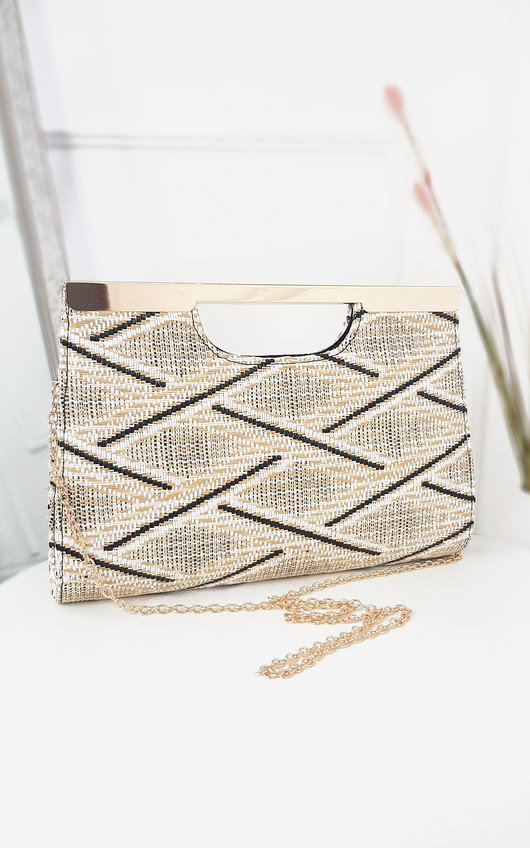 Jenni Geometric Textured Clutch Bag Jenni Geometric Textured Clutch Bag