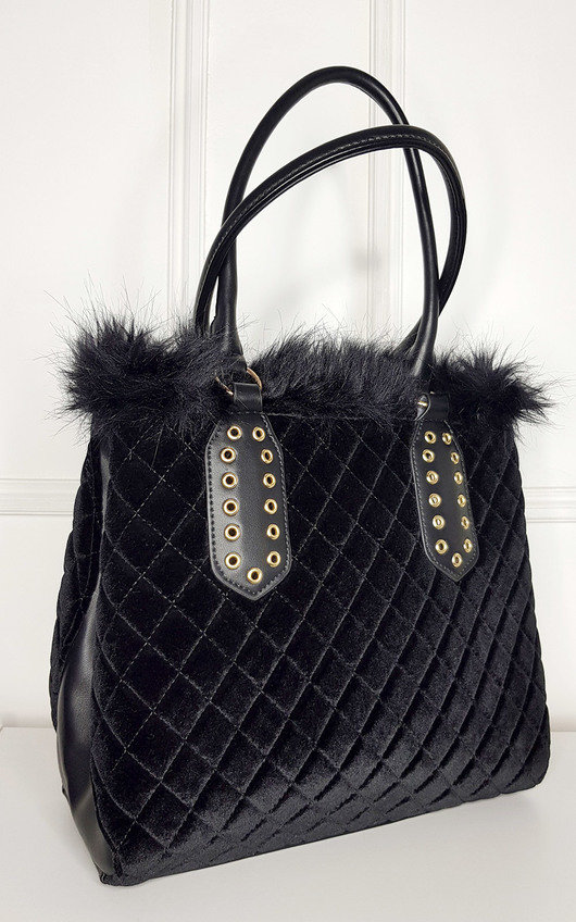 Jes Faux Fur Handbag Jes Faux Fur Handbag