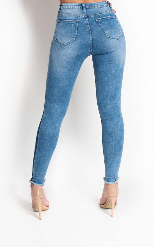 Jessica Stripe Stretch Fit Jeans Jessica Stripe Stretch Fit Jeans