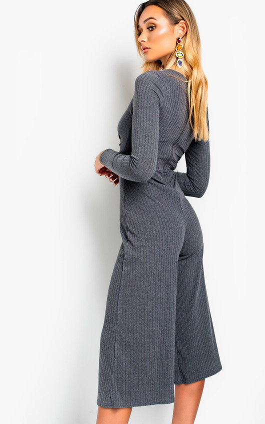 Kansas Knot Front Wide Leg Jumpsuit Kansas Knot Front Wide Leg Jumpsuit