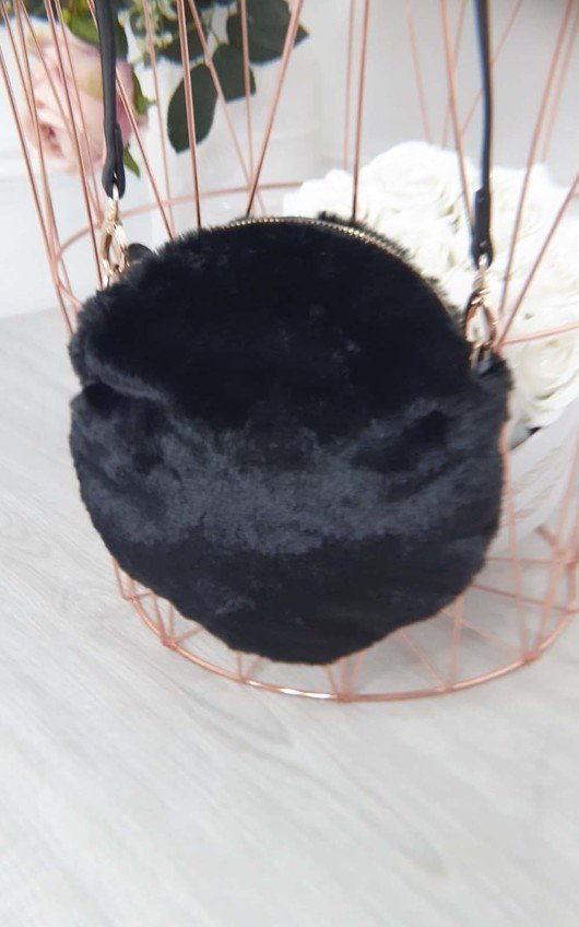 Kate Fluffy Round Crossbody Bag Kate Fluffy Round Crossbody Bag