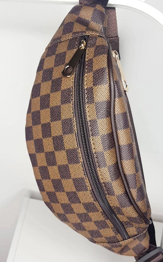 Katie Check Faux Leather Bumbag Katie Check Faux Leather Bumbag