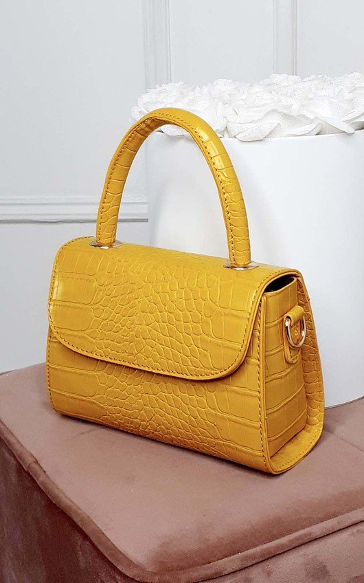 Kayley Croc Print Clutch Bag Kayley Croc Print Clutch Bag