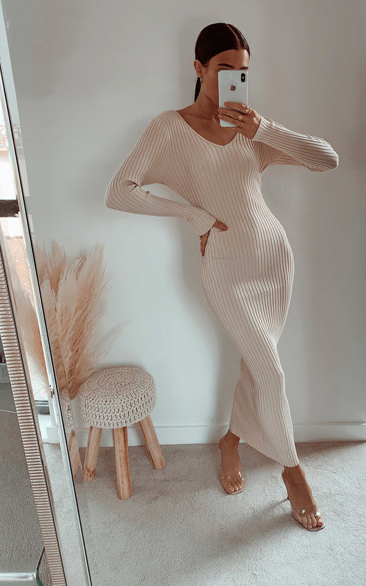 Kendall Knitted Bodycon Midi Dress Kendall Knitted Bodycon Midi Dress