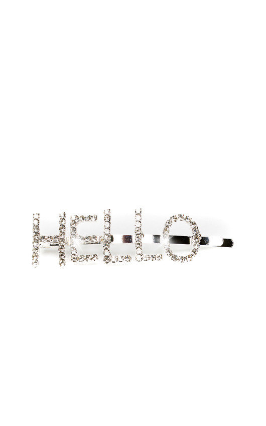 Kiki Slogan Diamante Hair Clip Kiki Slogan Diamante Hair Clip