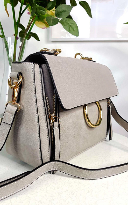 Lana Circle Detail Shoulder Bag Lana Circle Detail Shoulder Bag