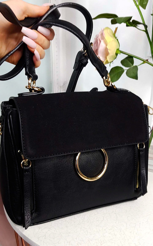 Lana Circle Detail Shoulder Bag Lana Circle Detail Shoulder Bag