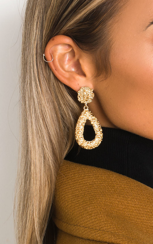 Laraa Statement Tear Drop Earrings Laraa Statement Tear Drop Earrings