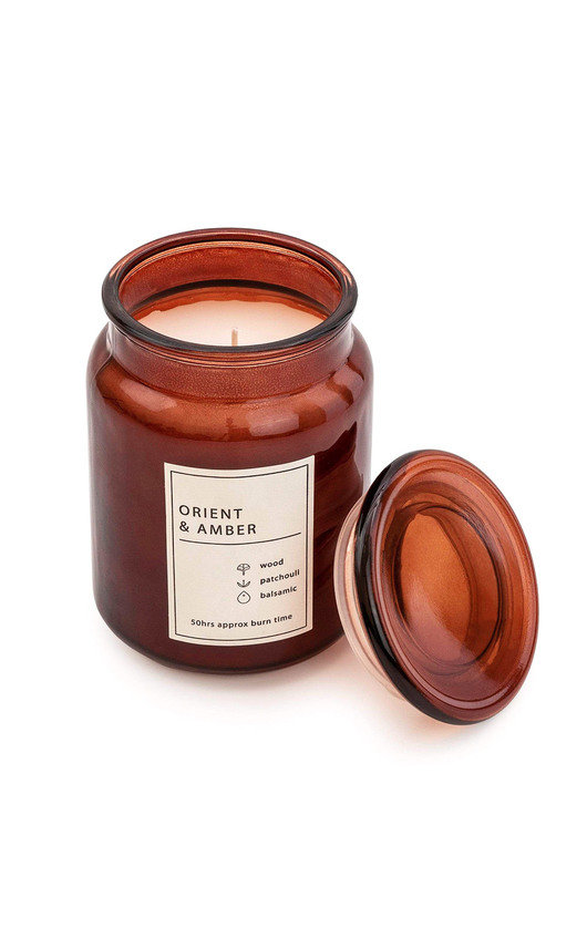 Large Glass Filled Wax Pot in Midnight Pomegranate Scent Large Glass Filled Wax Pot in Midnight Pomegranate Scent