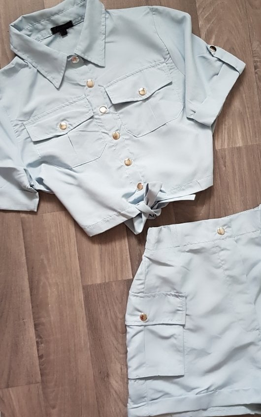 Launie Cargo Shirt and Shorts Co-Ord Launie Cargo Shirt and Shorts Co-Ord