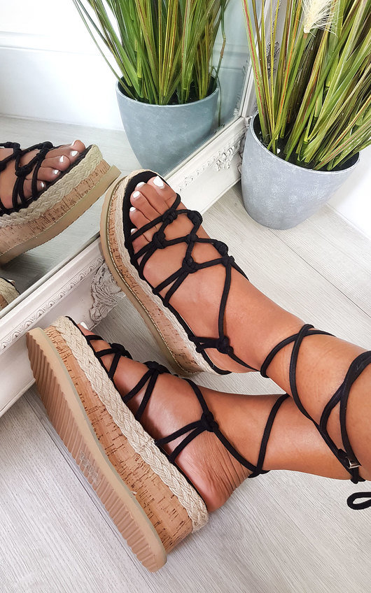 Layla Strappy Flatform Sandals Layla Strappy Flatform Sandals