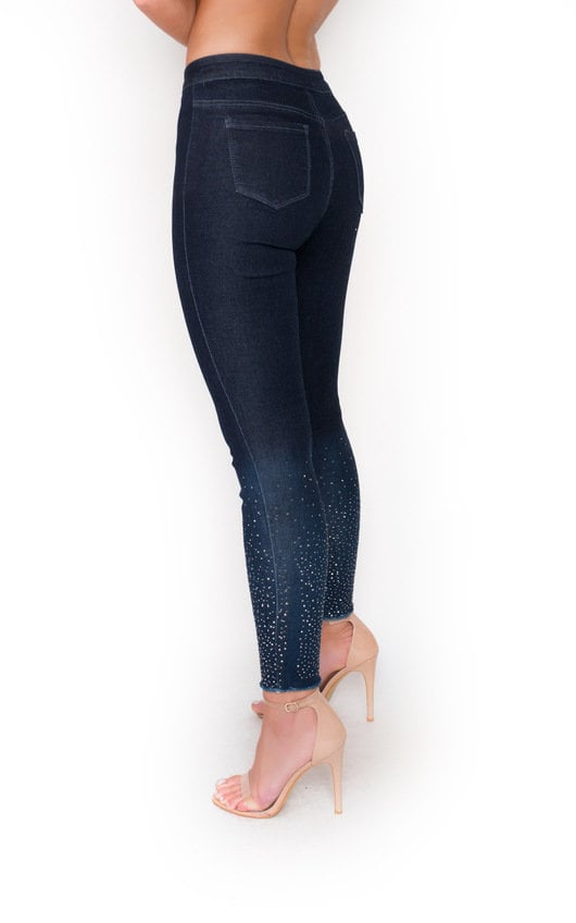 Maisie Diamante High Waisted Skinny Jeans Maisie Diamante High Waisted Skinny Jeans