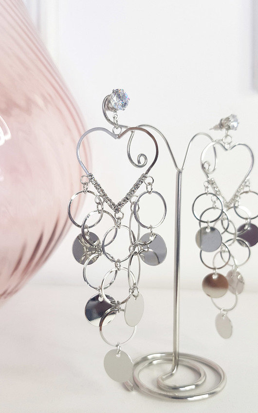 Mickey Heart Hoop Earrings Mickey Heart Hoop Earrings