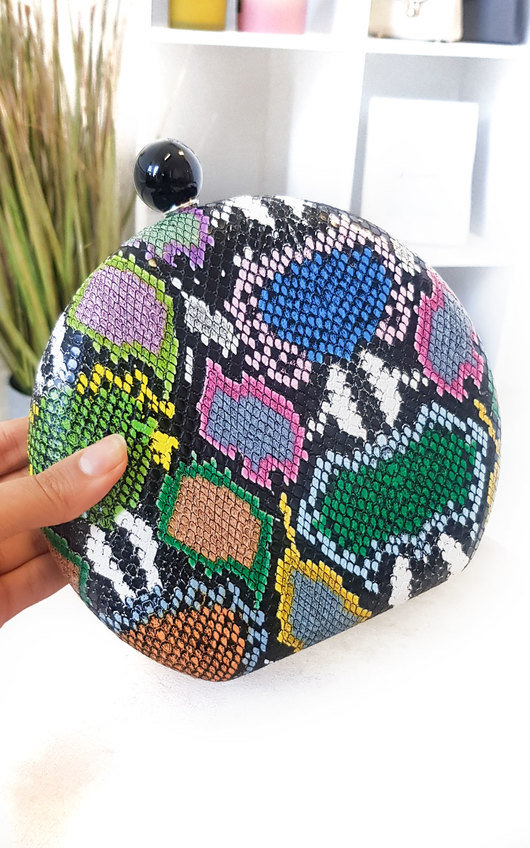 Minnie Printed Cricle Clutch Bag Minnie Printed Cricle Clutch Bag
