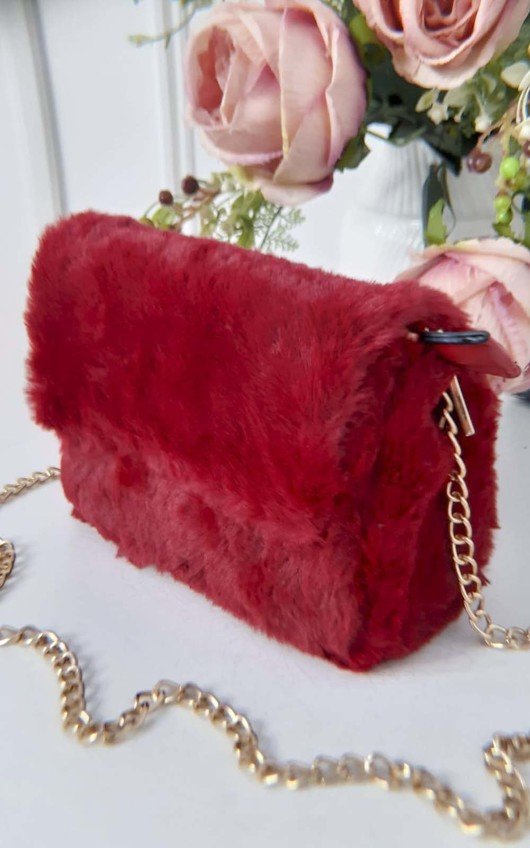 Misha Fluffy Shoulder Bag Misha Fluffy Shoulder Bag