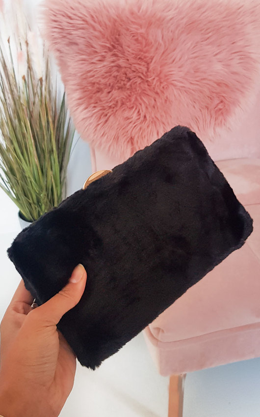 Misty Faux Fur Clutch Bag Misty Faux Fur Clutch Bag