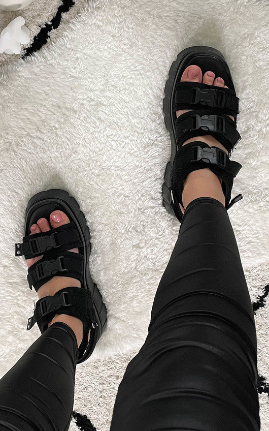Moesha Chunky Buckle Sandals Moesha Chunky Buckle Sandals