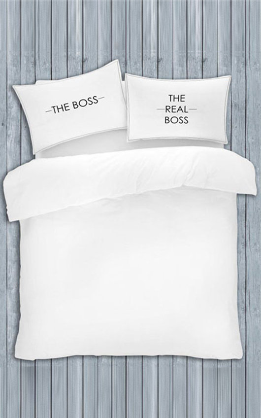 The Boss and The Real Boss Pillowcases The Boss and The Real Boss Pillowcases