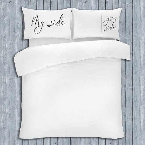 My Side and Your Side Pillowcases My Side and Your Side Pillowcases