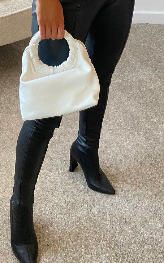 Nellie Faux Leather Pouch Bag Nellie Faux Leather Pouch Bag