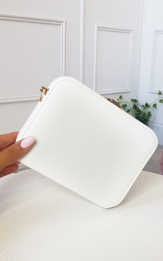 Nic Faux Leather Box Clutch Bag Nic Faux Leather Box Clutch Bag