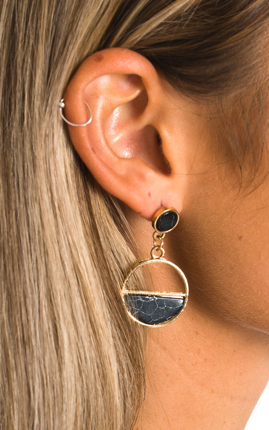 Ollie Circle Drop Earrings Ollie Circle Drop Earrings