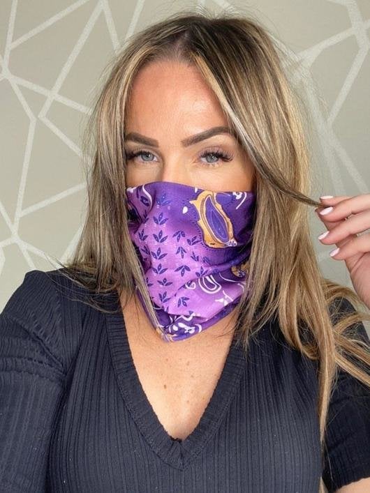 Re-Usable Printed Snood Face Mask