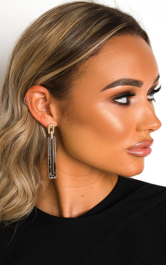 Riley Rectangle Drop Earrings Riley Rectangle Drop Earrings