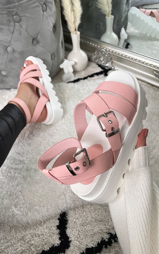 Sabrina Strappy Buckle Sandals Sabrina Strappy Buckle Sandals
