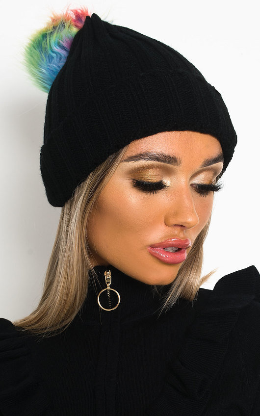 Sam Knitted Pom Pom Beanie Hat Sam Knitted Pom Pom Beanie Hat