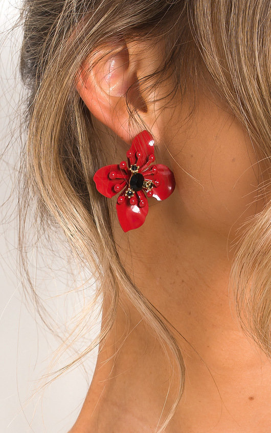 Sarah Floral Drop Earrings Sarah Floral Drop Earrings