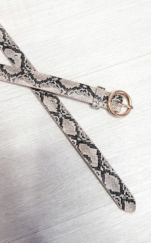 Sarah Printed Belt with Buckle Detail Sarah Printed Belt with Buckle Detail