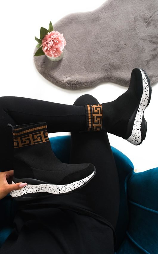 Sarra Printed Chunky Sock Trainers Sarra Printed Chunky Sock Trainers
