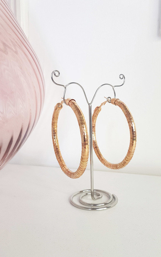 Sigrid Gold Detail Hoop Earrings Sigrid Gold Detail Hoop Earrings