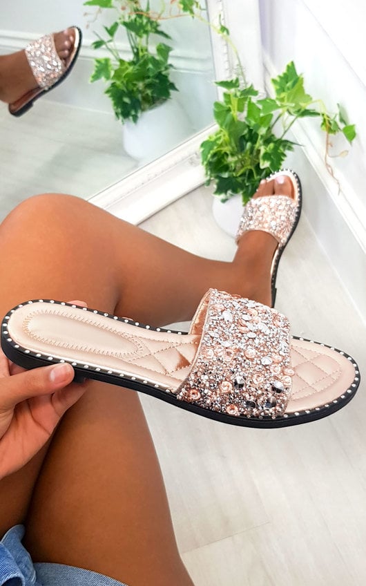 amina muaddi clear sandals