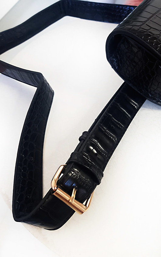 Tasha Faux Leather Croc Print Bum Bag Tasha Faux Leather Croc Print Bum Bag