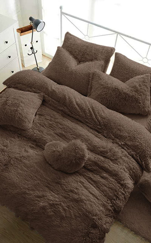 Teddy Fleece King Pillow and Duvet Set Teddy Fleece King Pillow and Duvet Set