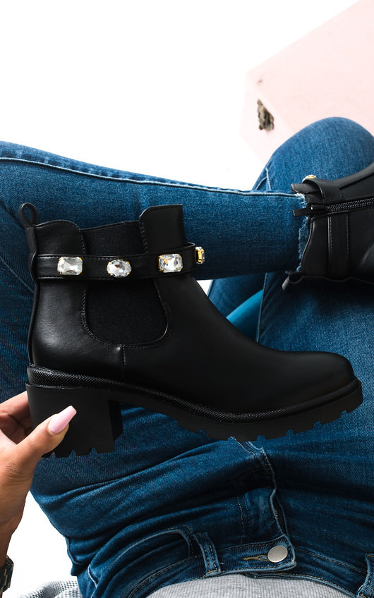 Tina Jewelled Chelsea Ankle Boots Tina Jewelled Chelsea Ankle Boots
