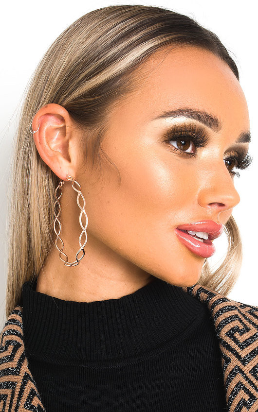 Trina Detailed Hoop Earrings Trina Detailed Hoop Earrings