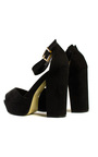 Haya Suede Effect Platform Heels Thumbnail
