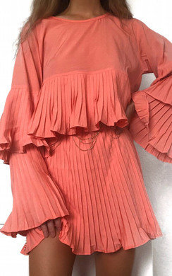 coral coloured dresses uk