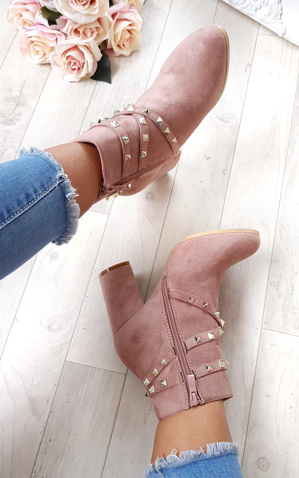 Mabel Studded Ankle Boots  Thumbnail