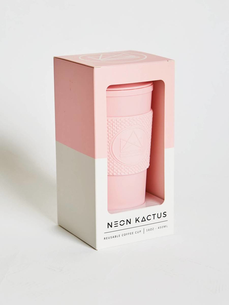 Neon Kactus Double Walled Coffee Cups 16oz - Pink Flamingo Thumbnail Neon Kactus Double Walled Coffee Cups 16oz - Pink Flamingo Thumbnail