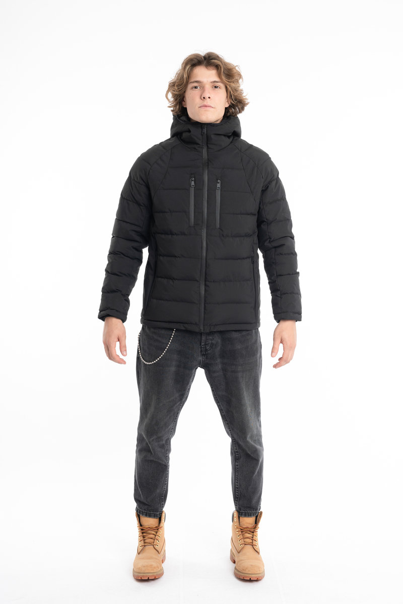 Oliver Padded Jacket with Zip Detail Thumbnail Oliver Padded Jacket with Zip Detail Thumbnail