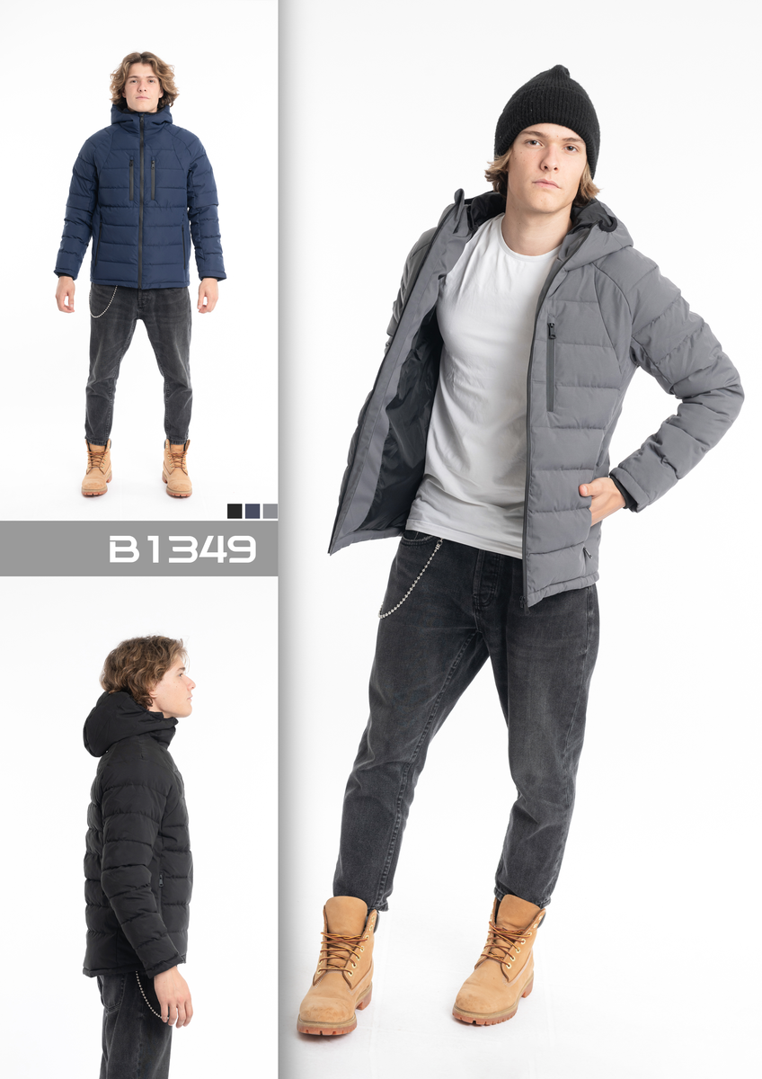 Oliver Padded Jacket with Zip Detail Thumbnail Oliver Padded Jacket with Zip Detail Thumbnail