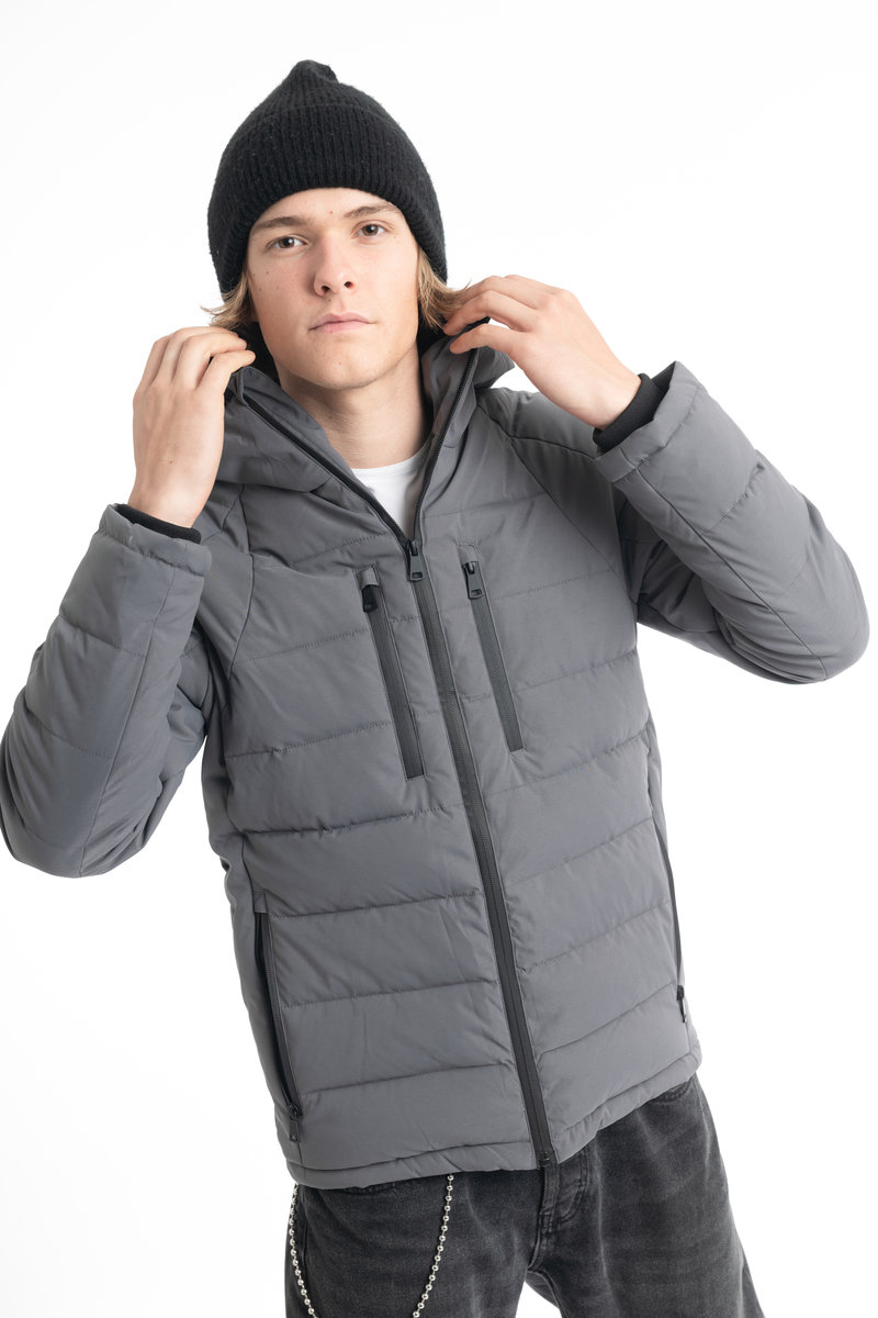 Oliver Padded Jacket with Zip Detail Thumbnail Oliver Padded Jacket with Zip Detail Thumbnail