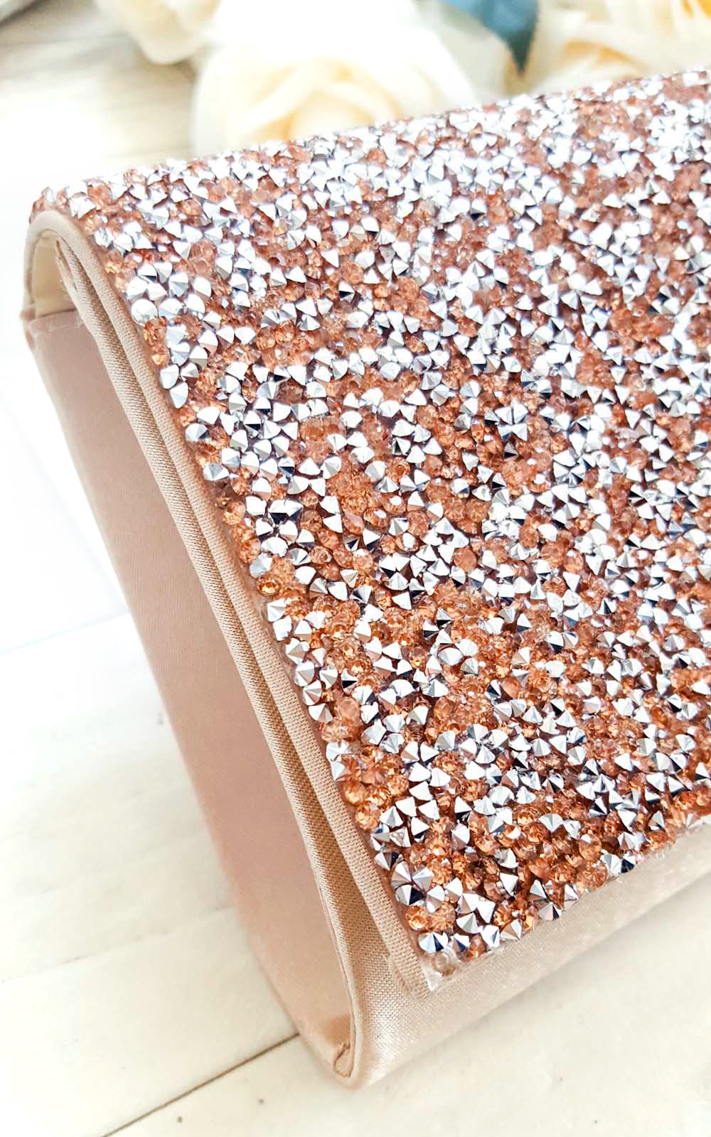 Rose Embellished Clutch Bag Thumbnail Rose Embellished Clutch Bag Thumbnail