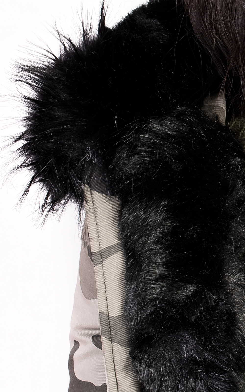 Karla Faux Fur Camo Parka Thumbnail Karla Faux Fur Camo Parka Thumbnail