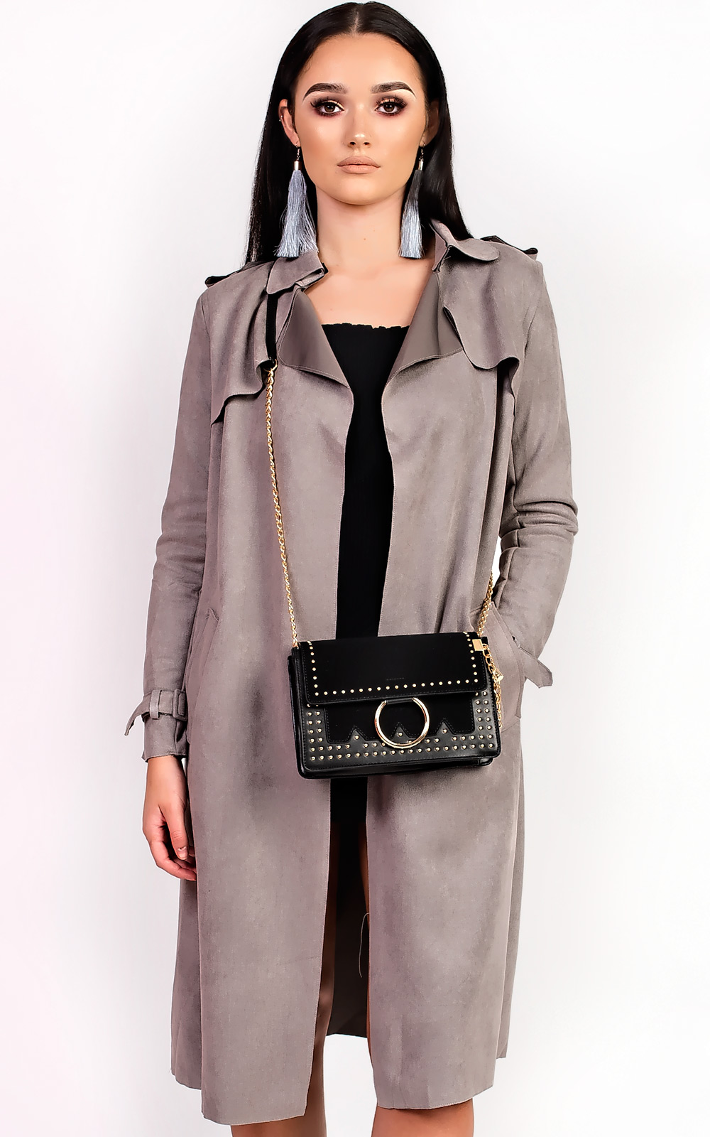 Brooke Gold Studded Shoulder Bag Thumbnail Brooke Gold Studded Shoulder Bag Thumbnail
